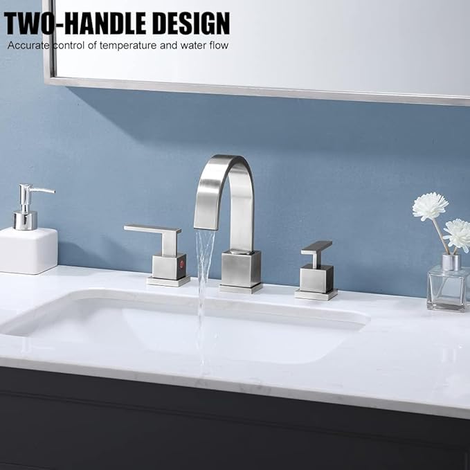 Brushed Nickel Bathroom Faucet