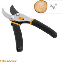 Gardening Scissors with Sharp, Rust Resistant Steel Blade