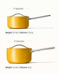 Nonstick Ceramic Sauce Pan with Lid