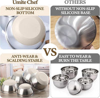 Umite Chef Mixing Bowls with Airtight Lids Set
