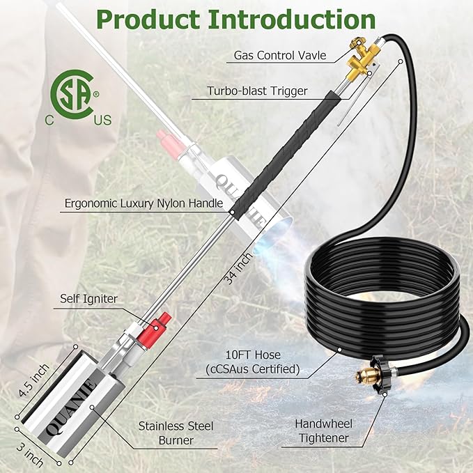 Propane Torch Weed Burner