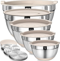 Umite Chef Mixing Bowls with Airtight Lids Set