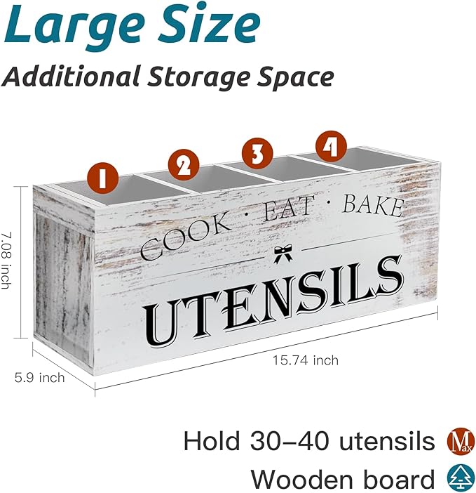 Suli Extra Large Kitchen Utensils Holder