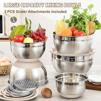 Umite Chef Mixing Bowls with Airtight Lids Set