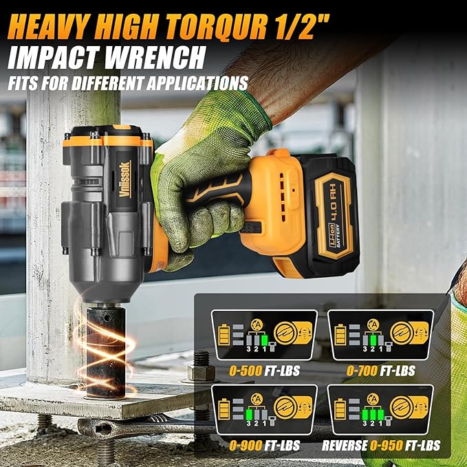 Cordless Impact Wrench 1/2 inch