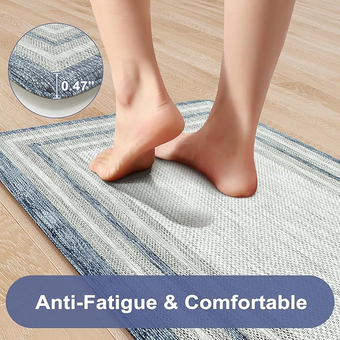 KIMODE Anti Fatigue Kitchen Mat 2PCS