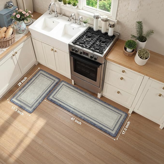 KIMODE Anti Fatigue Kitchen Mat 2PCS